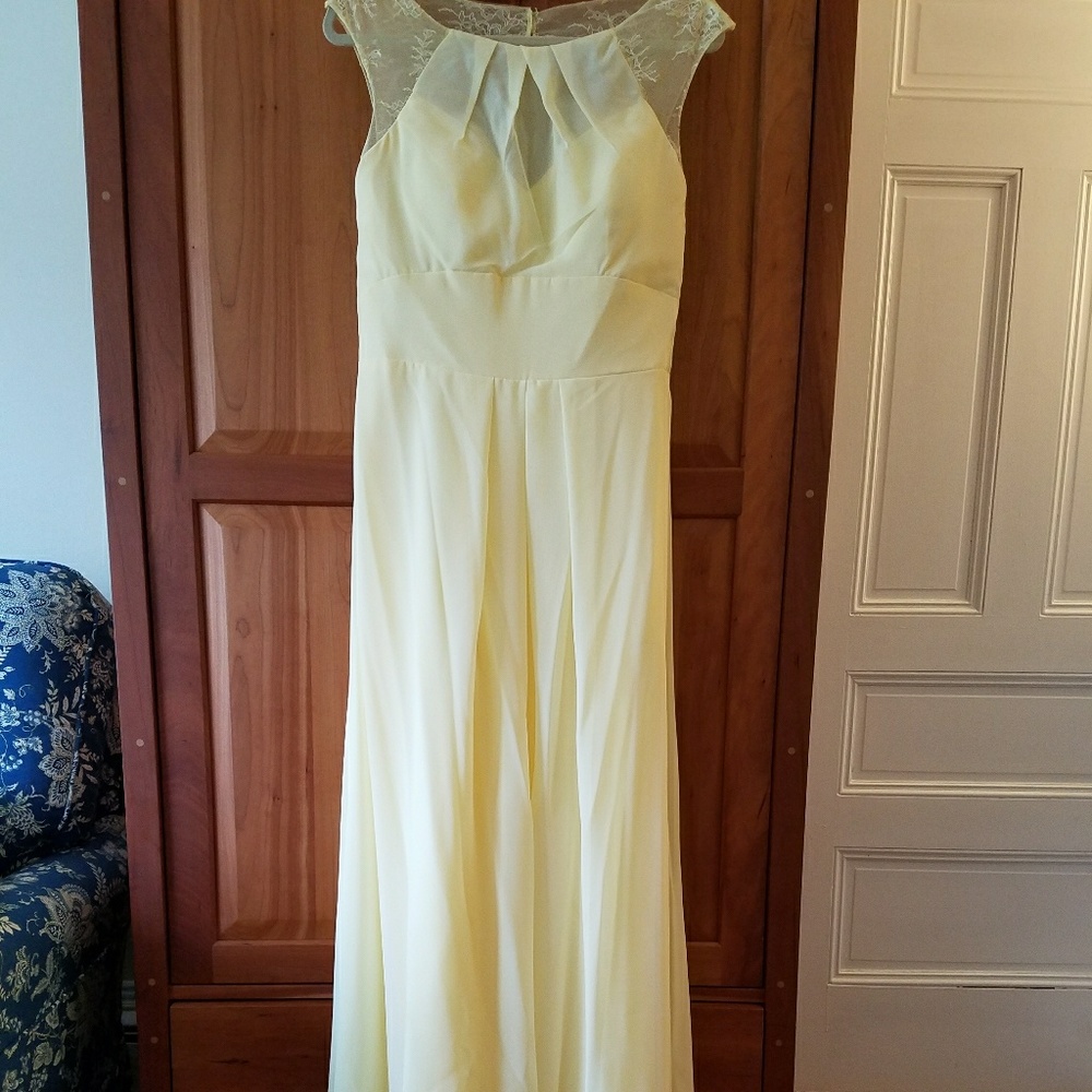 Light Yellow Formal Dress